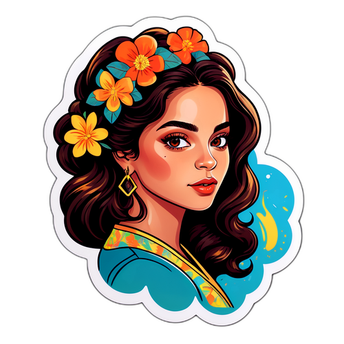 Ilustração Moderna de Beleza e Carisma