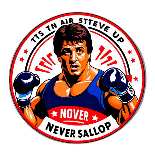 Motivational samolepka Sylvestera Stallone