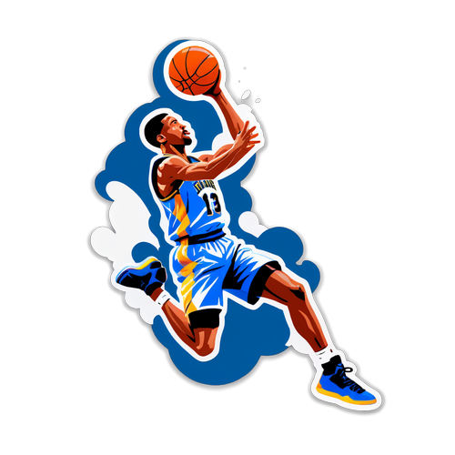 Unleash Your Passion: The Ultimate Sticker for Basketball Lovers!