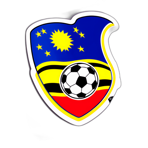 Sportieve Voorkeursvlag Sticker