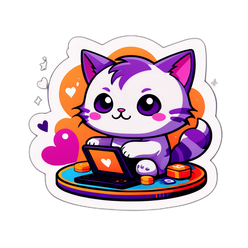 Chim mèo đáng yêu chơi game trên Twitch