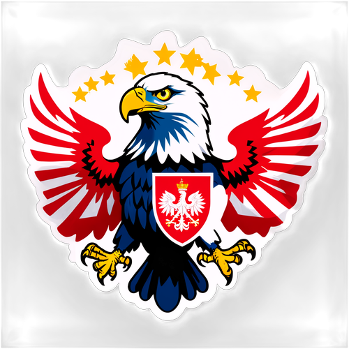 Sticker promujący CPAC Polska