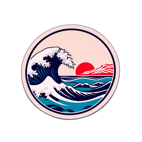 Sticker ya Mvutano wa Baharini