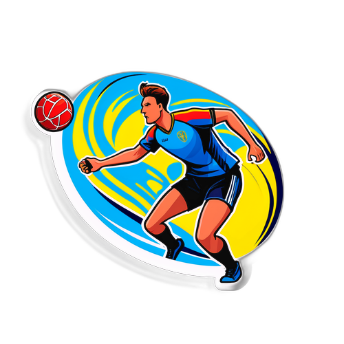 Aktionfyldt Skjern Håndbold Klistermærke