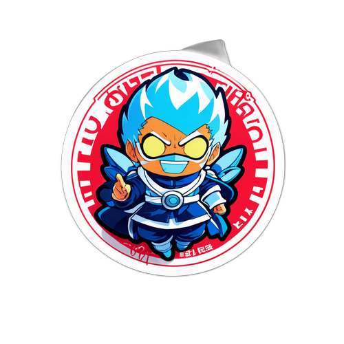 心温まるデザインのステッカー