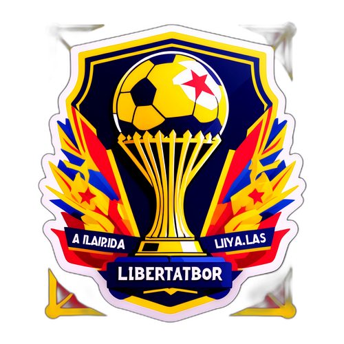 Sticker que rinde homenaje a la historia de la Libertadores