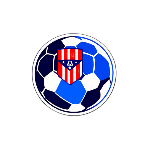 Sticker Bóng Đá Minimalist Atlético Madrid và Porto
