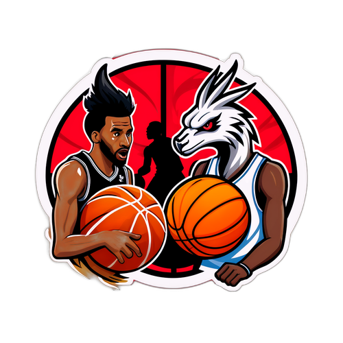 Confronto Estilizado dos Spurs e Raptors