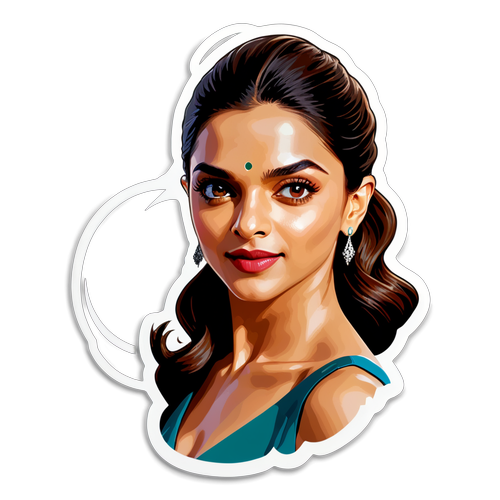 Keanggunan Terpancar! Sticker Deepika Padukone yang Akan Mengubah Gaya Anda!