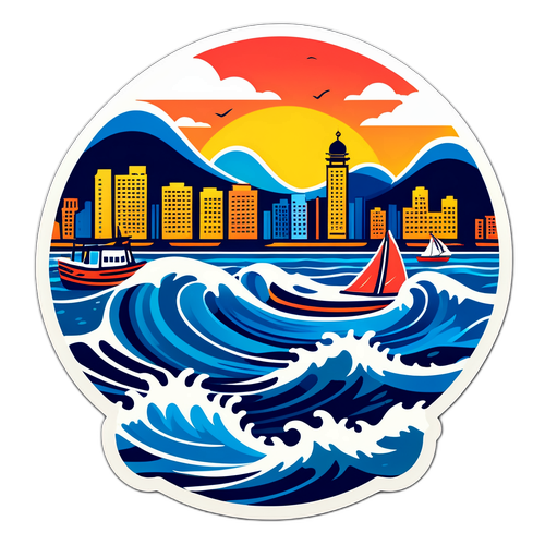 潮水上涨在前街港