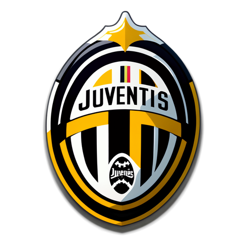 Juventus embléma geometrikus mintákkal