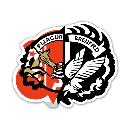 Cuộc Chiến Đỉnh Cao: Fulham và Brentford - Logo Gây Chấn Động Trên Sticker!