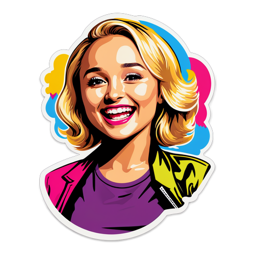 Hayden Panettiere: Den Utrolige Pop-Art Sticker Du Ikke Vil Gå Glipp Av!