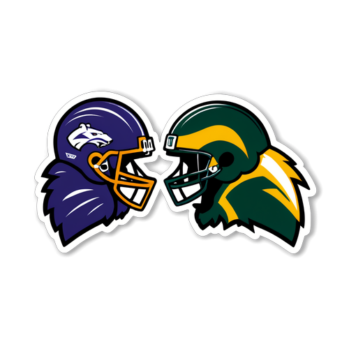 Fierce Bear vs. Competitive Packer Helmet Clash Sticker