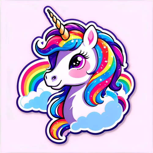 Unlock Your Imagination: The Whimsical Unicorn Sticker Everyone is Talking About!