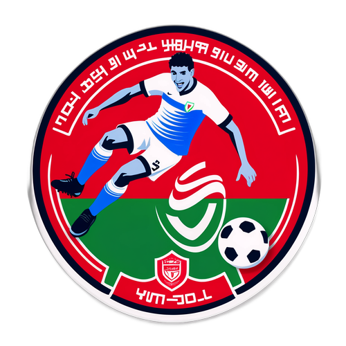 מדבקה למשחק כדורגל בין הפועל כפר שלם לבני יהודה