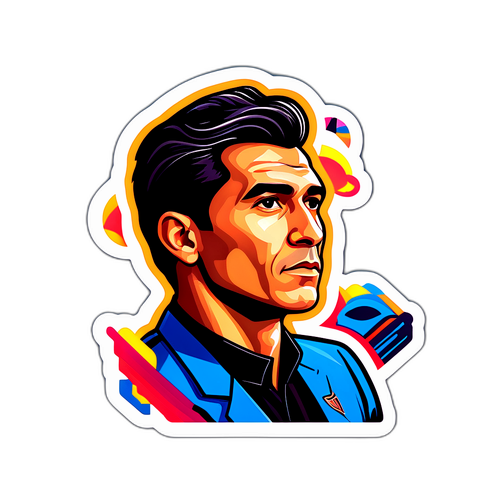 A sticker minimalista de Ángel Correa