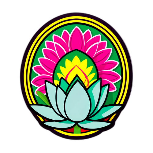 Vibrant Bangladeshi Kultur Sticker