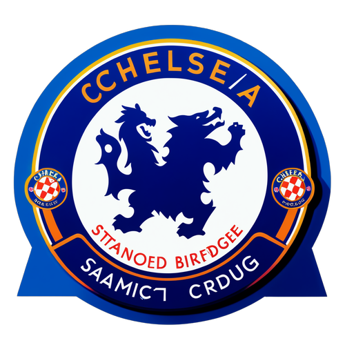 Stiker Siluet Stamford Bridge