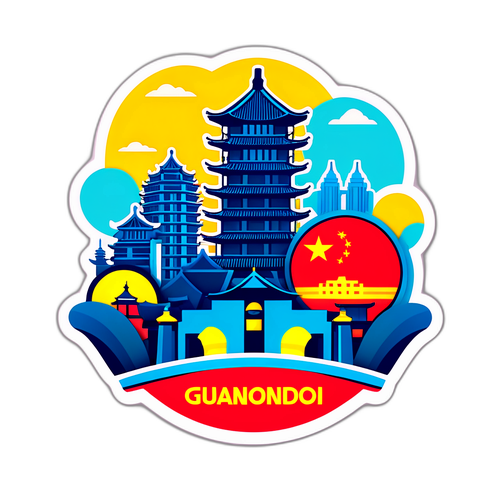 广东、江苏和山东经济成就贴纸