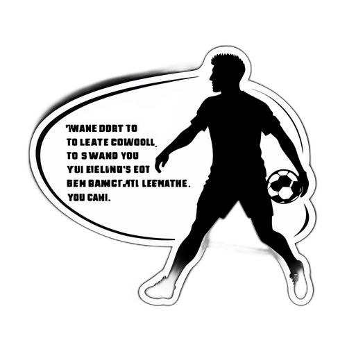 Crea un adesivo motivazionale con la silhouette di Alessio Dionisi