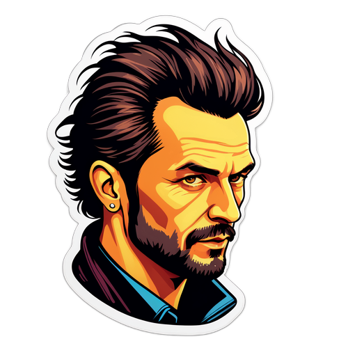 Csaba Vastag stílusos portréja