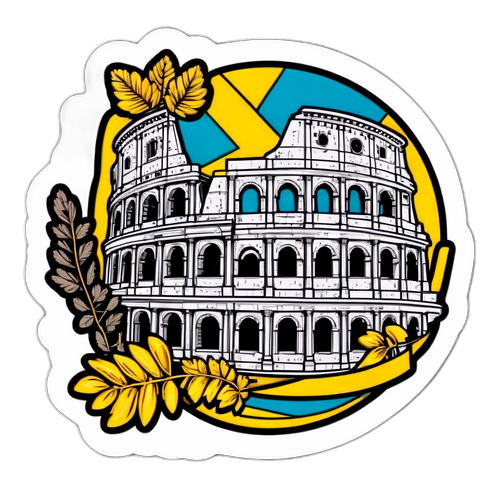 Stiker Bangunan Eropah