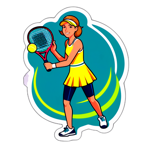 Chris Evert Tennis Sticker