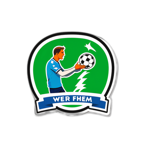 Návrh samolepky pro zápas Werder a Hoffenheim