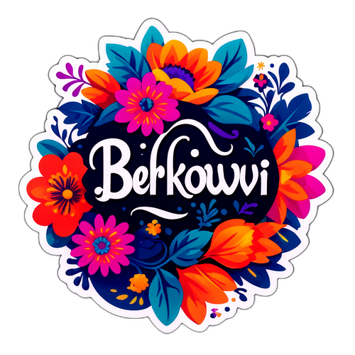 Elegancka naklejka z nazwiskiem 'Berkowicz'