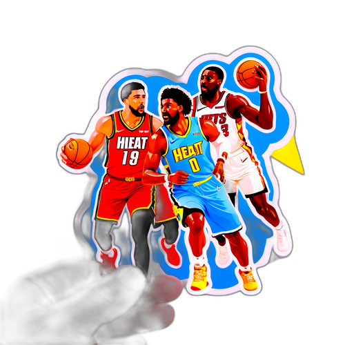 A energia do jogo entre o Heat e os Nuggets