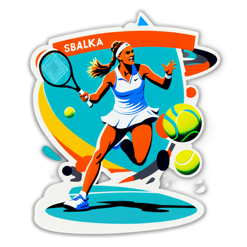 Rugby Court ng Tenis kasama si Aryna Sabalenka