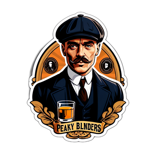 Peaky Blinders Vintage Aesthetic Sticker