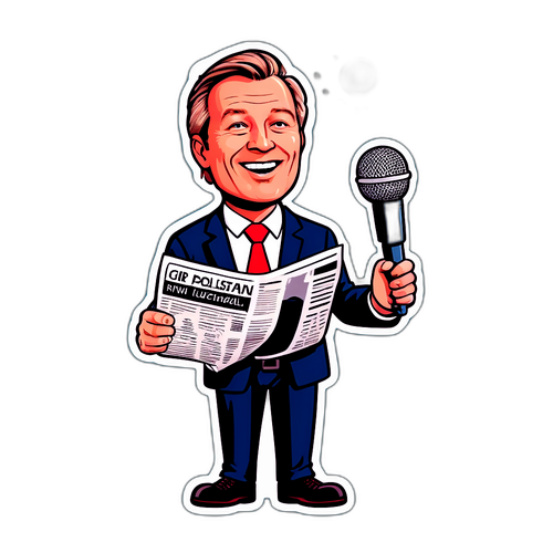 Gøyal Politisk Kommunikasjon Sticker