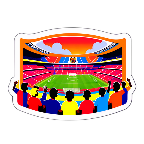 แฟนบอลในสนามบอลบาร์เซโลนา