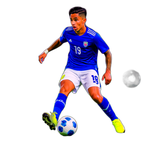 Erick Pulgar Driblando os Adversários em um Jogo Empolgante