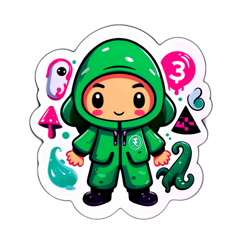 Squid Game Kauden 3 Teemastickeri