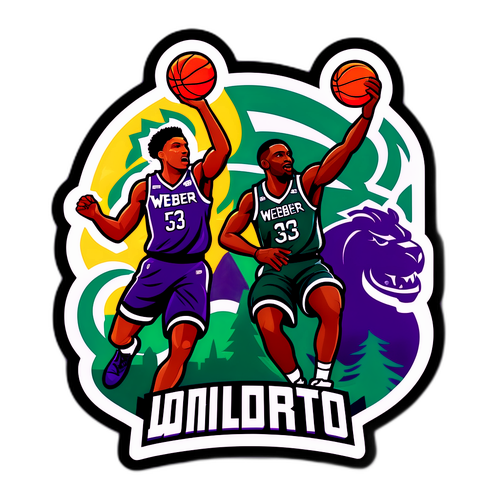 Basketball Showdown Sticker