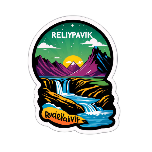 Sticker di Reykjavik