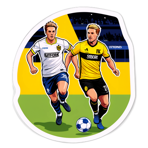 Match mellan Elfsborg och IFK Göteborg