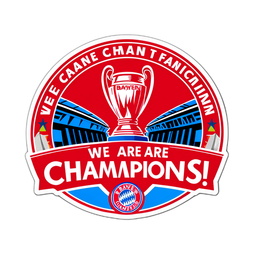 Стікери для фанатів Баварії 'Ми чемпіони!'