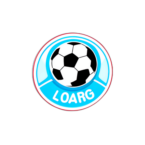 สติกเกอร์ฟุตบอลในสไตล์อินเทอร์เฟซเพื่อการรับชมสด