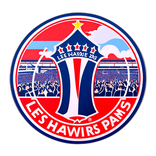 Le Havren PSG Fanit -tarra