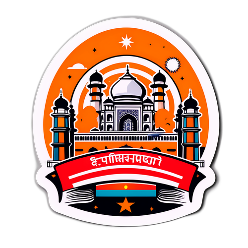 टाइम्स ऑफ इंडिया की भावना को व्यक्त करने वाला स्टिकर