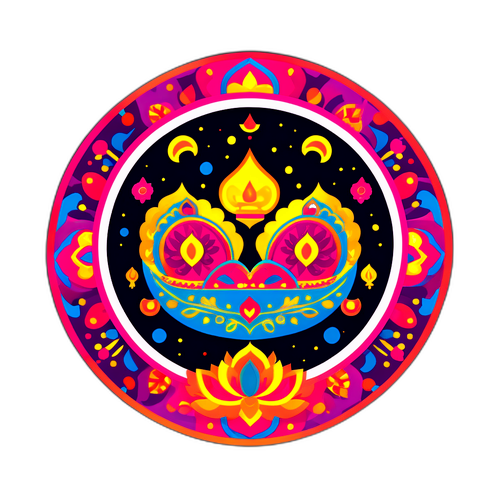 करवा चौथ के लिए मनमोहक चित्रण
