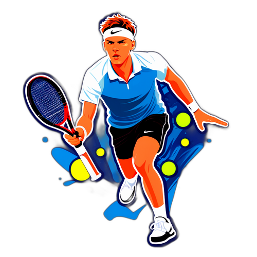 Isang Estiladong Portrait ni Jannik Sinner