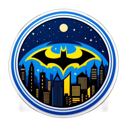 Batman-logon moderni ja rohkea suunnittelu