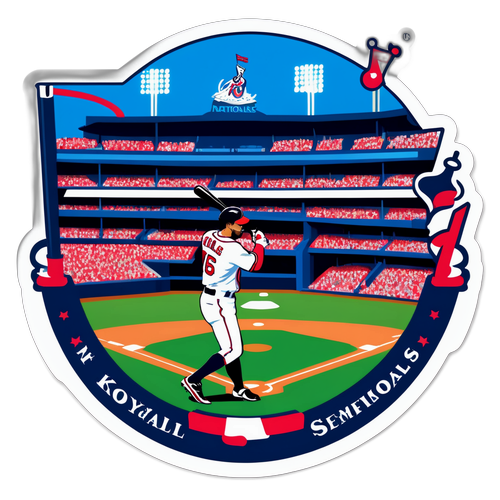 Nationals vs. Royals Game Snapshot Sticker