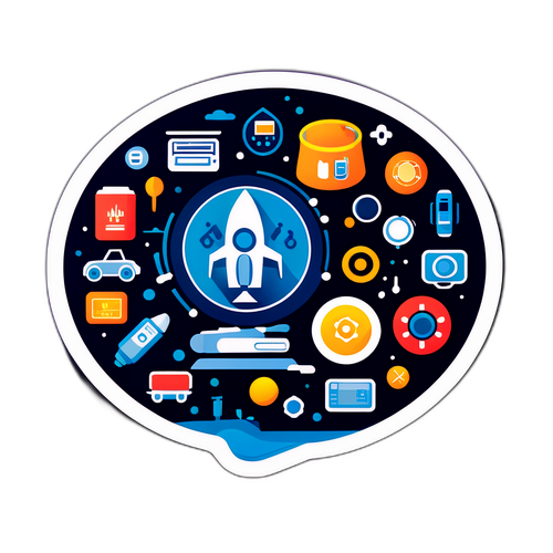 伊備電の技術力を表現するステッカー