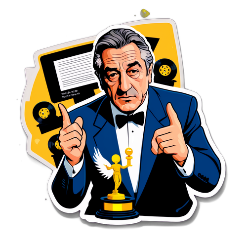Robert De Niro w kultowej pozie